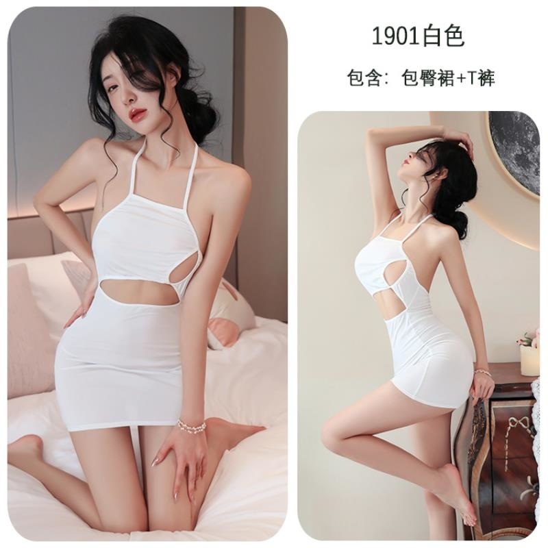 长夜漫漫情趣内衣性感夜店角色扮演制服诱惑系带镂空火辣睡衣1901高清大图