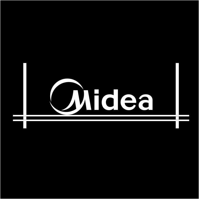 美的midea英文组合标白色精品发光字百和仕视频