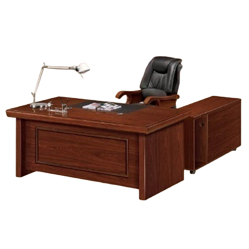 大央班台/办公桌B-37161 1600W*800D*760H 办公桌员工位单人办公桌组合简约现代办公室老板桌子职员电脑高清大图