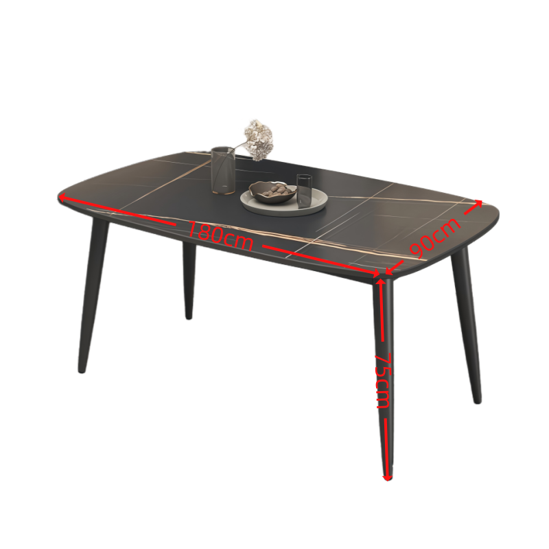 芙首泰岩板餐桌椅1800*900*750mm(1桌2椅)套高清大图