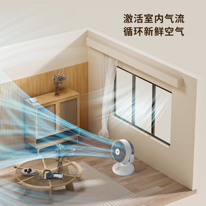 西屋(Westinghouse)桌面循环扇大风量 WTH-ZM221高清大图