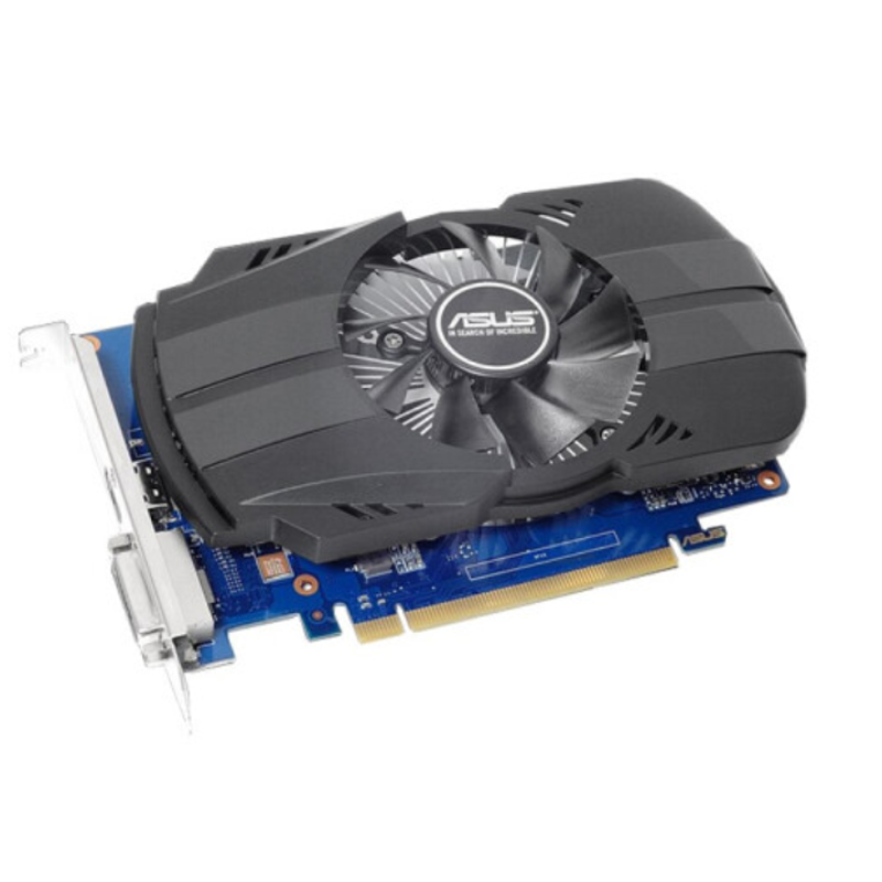 华硕(ASUS) GT1030显卡全高半高刀卡小机箱福音半高卡行业点亮机独立显卡 PH-GT1030-O2G(有风扇)