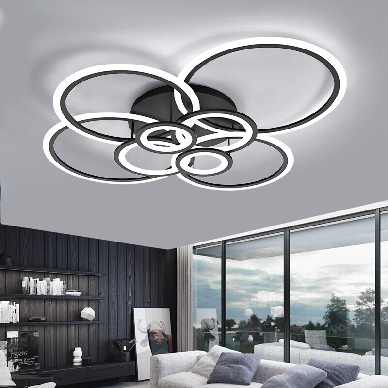 vvs美学灯新款灯具后现代简约大气圆形客厅灯创意时尚大气家用led吸顶