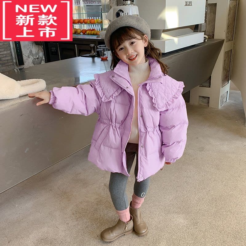 可莉允女童棉衣冬款2022新款洋气女孩儿童外套冬装加厚棉袄冬季宝宝棉服图片