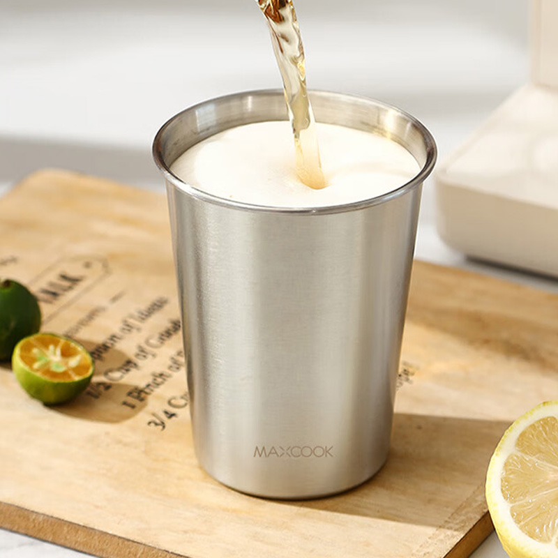 MAXCOOK美厨冷饮杯500ml304不锈钢单层MCB3758高清大图