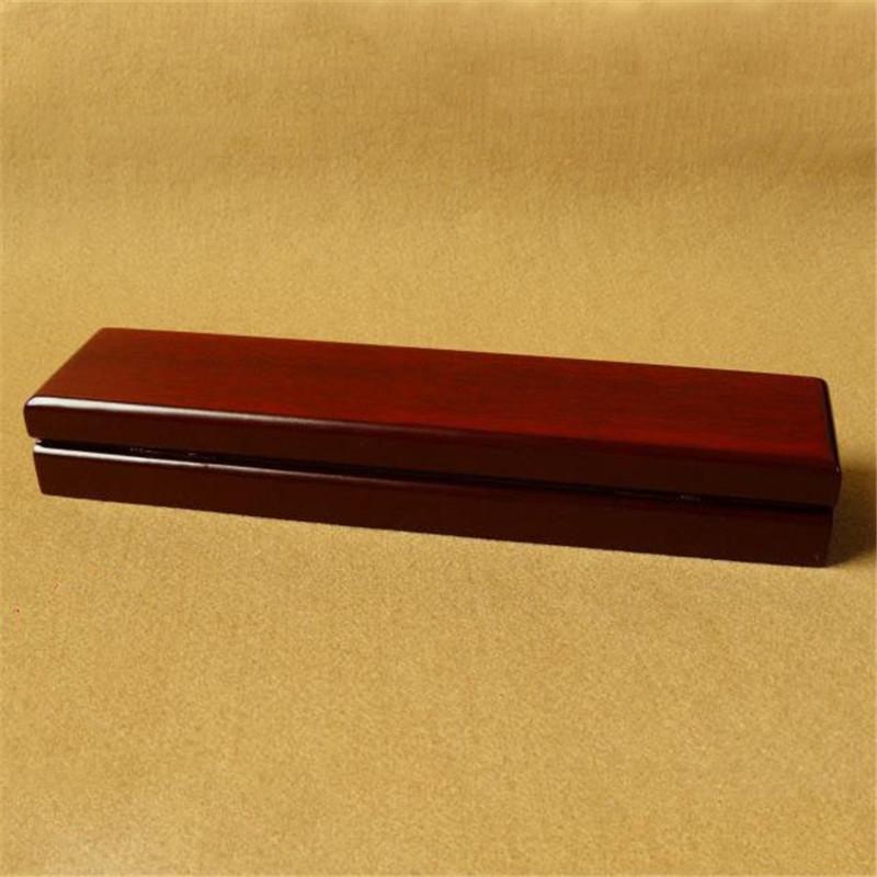 仿红木质绒布礼品珠宝首饰盒挂件玉器包装盒项链盒收纳盒配饰送女朋友七夕情人节礼物
