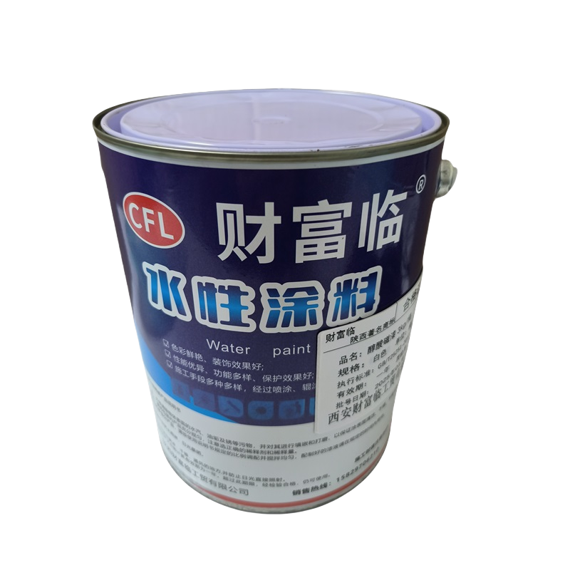 财富临 醇酸磁漆 3kg/桶 朱红 桶高清大图
