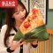 真智力仿真粽子抱枕玩偶端午节礼物毛绒玩具娃娃女生创意食物玩偶 熟肉粽子 23厘米[全新品质PP棉]仿真食物