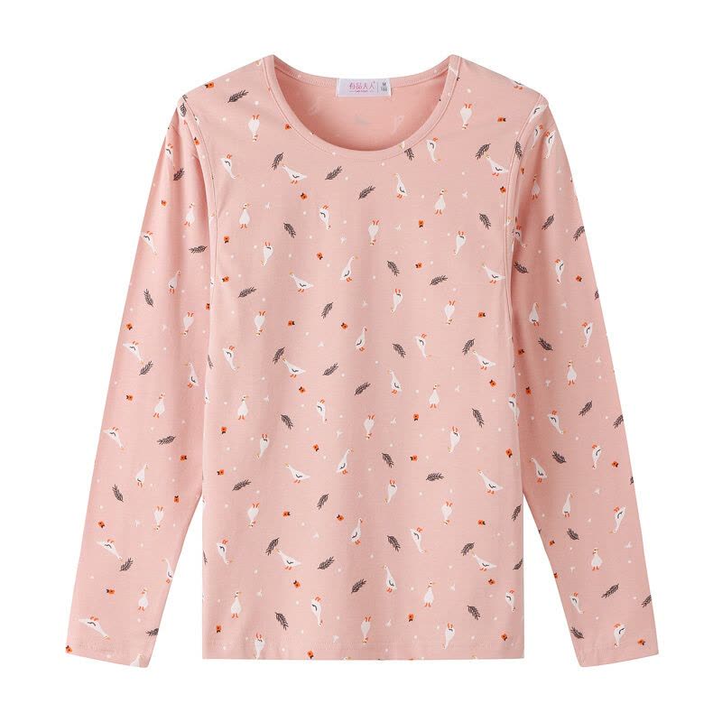 迪鲁奥(DILUAO)孕妇秋冬纯棉哺乳衣怀孕期秋衣全棉打底月子春秋喂奶睡衣图片