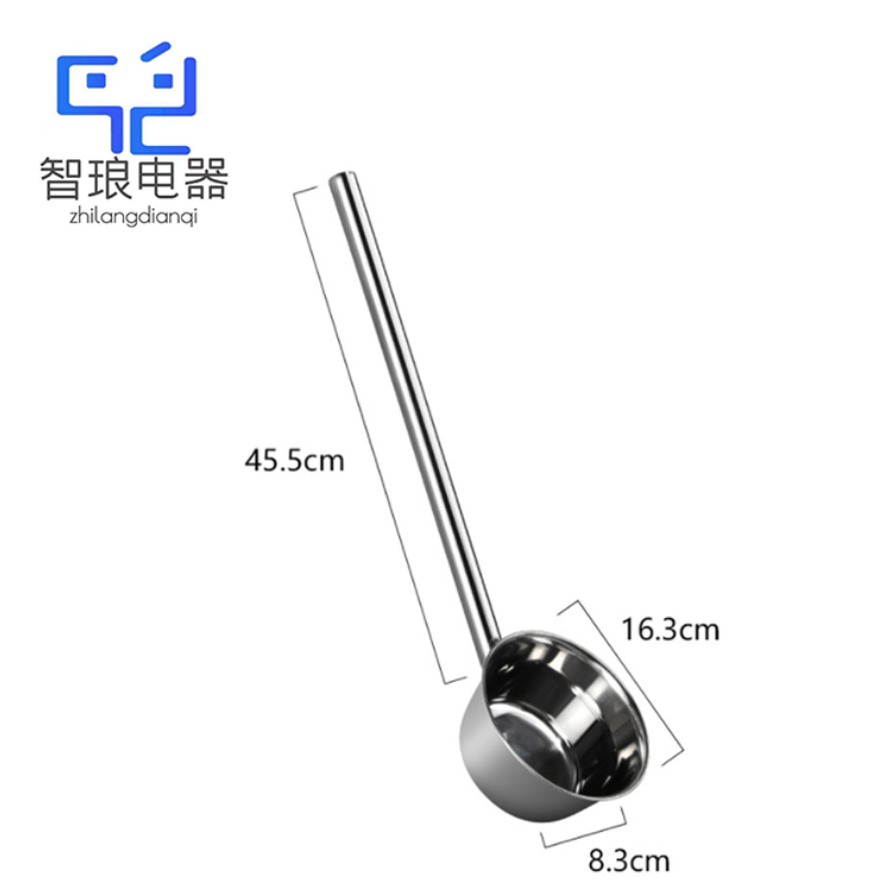 万允 不锈钢长柄水瓢大汤勺 18cm/个(18cm)高清大图