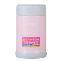 象印(ZO JIRUSHI)焖烧杯SW-EAE35 进口304不锈钢真空焖烧杯保温壶保温杯正品350ml 淡粉灰色