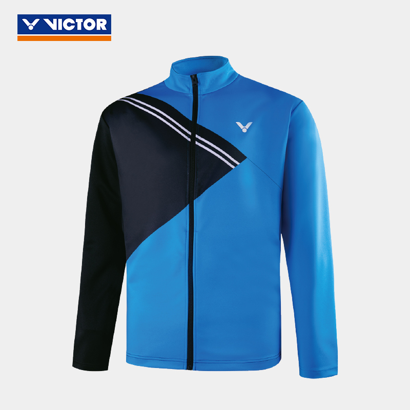 victor威克多羽毛球服中性款针织运动外套训练系列j25601