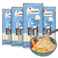 品品好兰州拉面风味粗面条干挂面500g*4袋