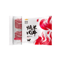 游牧御品 韩式烤羊肉片500克 原肉厚切 烤肉涮火锅 食材