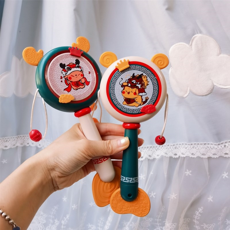 静蝉幽格宝宝拨浪鼓婴儿玩具摇铃玩具