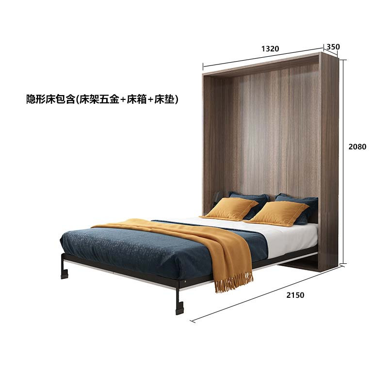 港迪豪隐形床多功能壁床衣柜一体折叠床隐藏正翻床