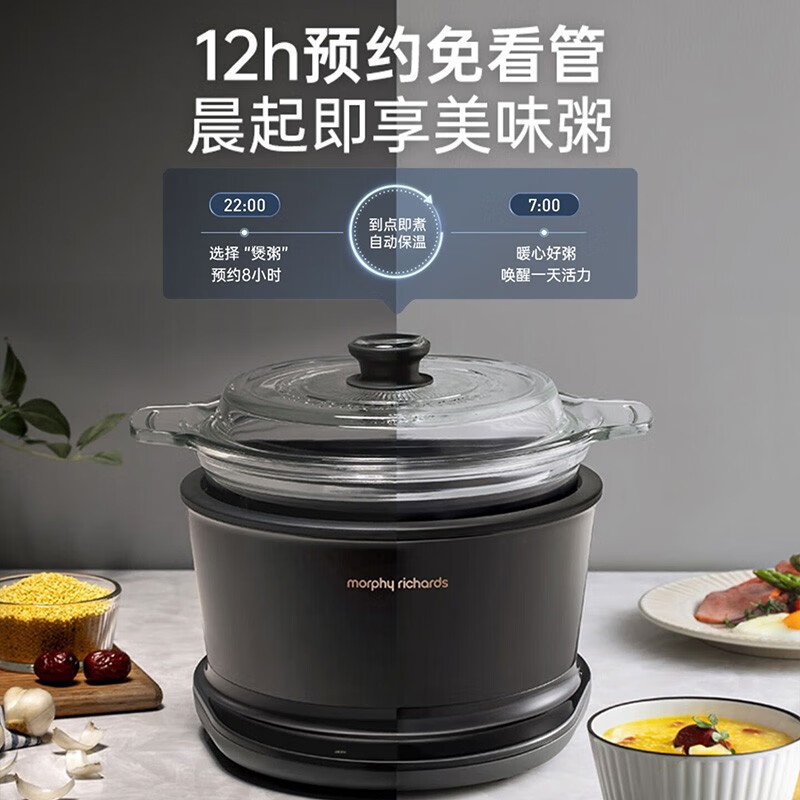 摩飞电器(Morphyrichards)电炖锅 多功能养生锅电火锅 家用电炖盅煲汤锅炖汤盅炖汤锅煲粥煮粥锅 MR9082高清大图