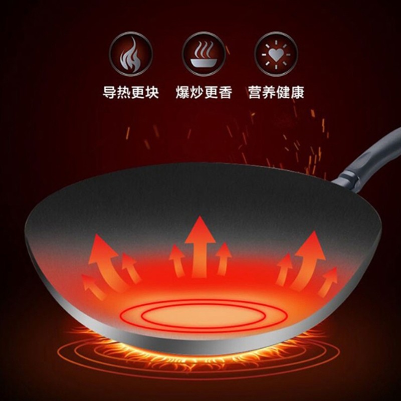 苏泊尔(SUPOR)炒锅家用30cm炒菜锅易清洁电磁炉灶通用带盖 30cm VC32JF02高清大图