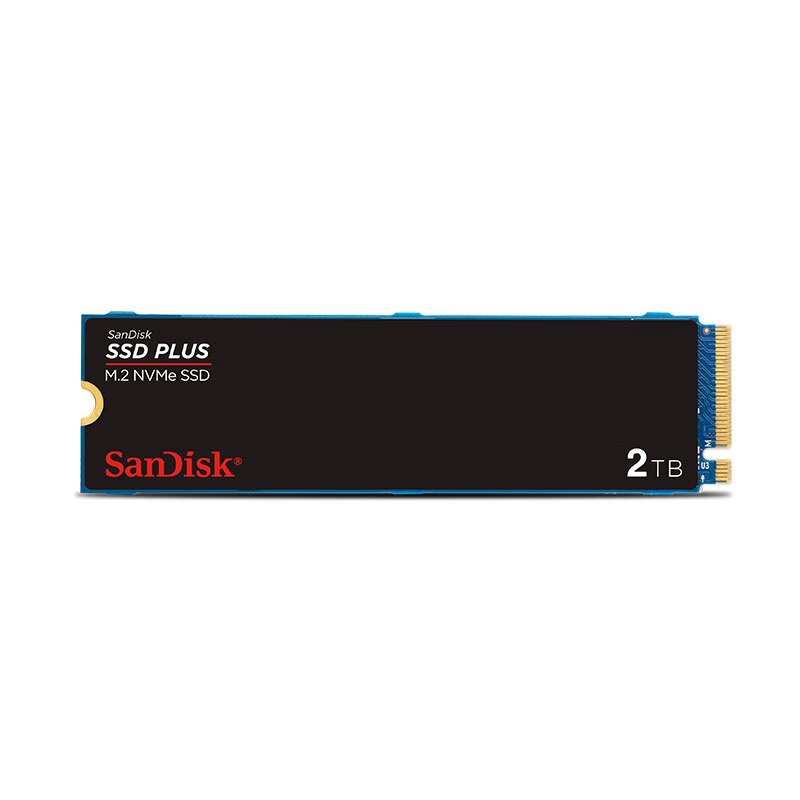 闪迪(SanDisk)2TBSSD固态硬盘M.2接口NVMe协议PCIe3.0加强版稳定兼容笔记本台式固态硬盘|西部数据