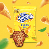 奇多(Cheetos) 妙脆角 魔力炭烧味65克 袋装 膨化食品