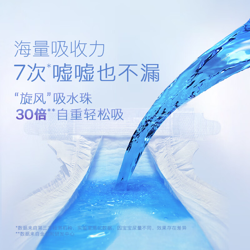 好奇(Huggies)金装超柔贴身纸尿裤M54婴儿通用尿不湿非拉拉裤纸尿片高清大图