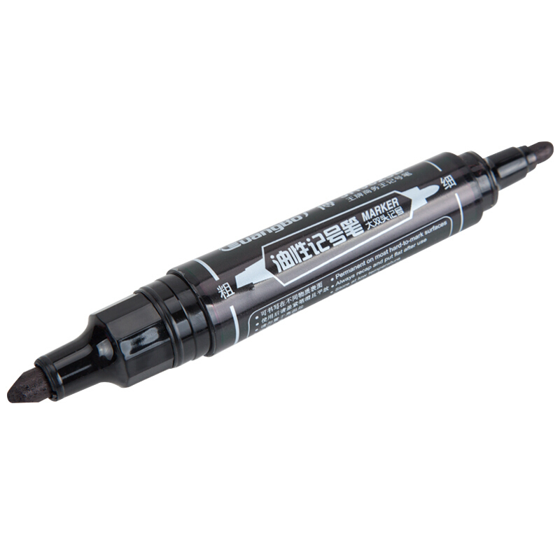 广博黑色 记号笔 10支/包 JH9825D (单位:包)