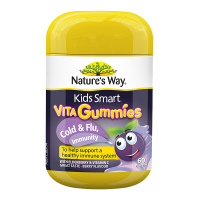 佳思敏(Nature's Way)儿童黑接骨木软糖60粒/瓶装 补充维生素健康体质适合2岁以上新旧包装随机发