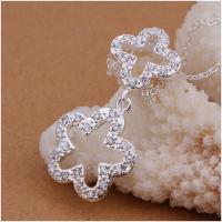 N347 Women Silver Necklace 镀925纯银女项链日韩版锁骨链潮人送女朋友七夕情人节礼物