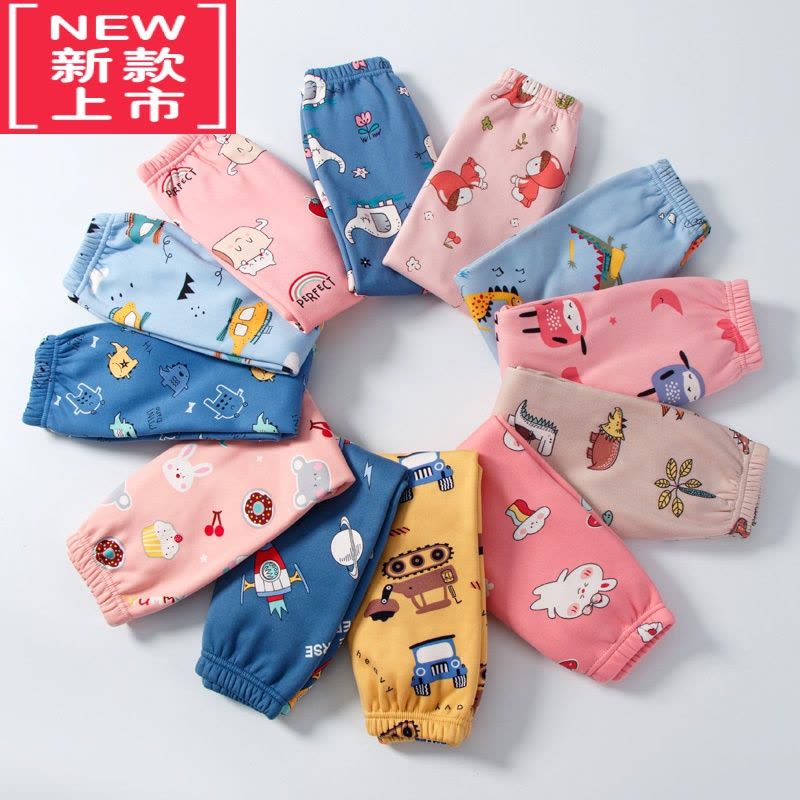 可莉允儿童男加绒内穿一体绒男童德绒冬季女童加厚内裤秋裤女裤子保暖裤图片