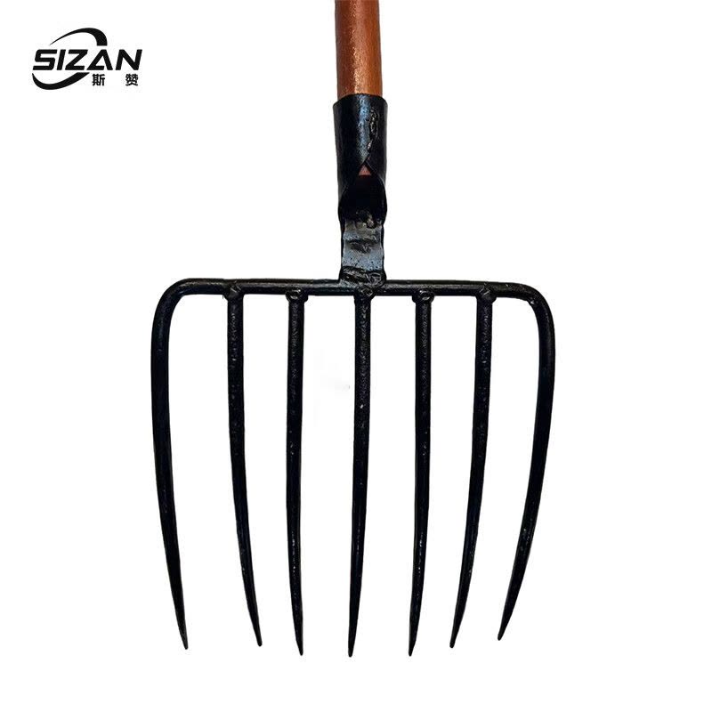 斯赞 石碴耙 带柄七齿 根图片