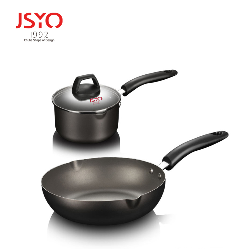 智贤(JSYO)礼拉芙念家2件套28cm煎炒+16奶锅zx1911