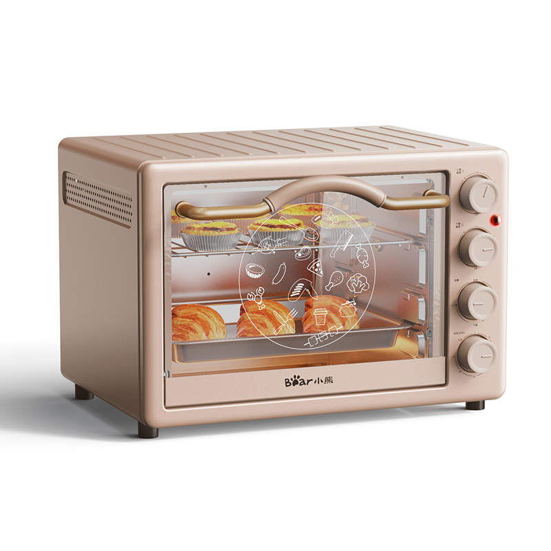 小熊(Bear)电烤箱多功能家用迷你小型烤箱独立控温20L烘烤蛋糕烤炉 上下独立温控 烘焙神器 DKX-C20G2高清大图