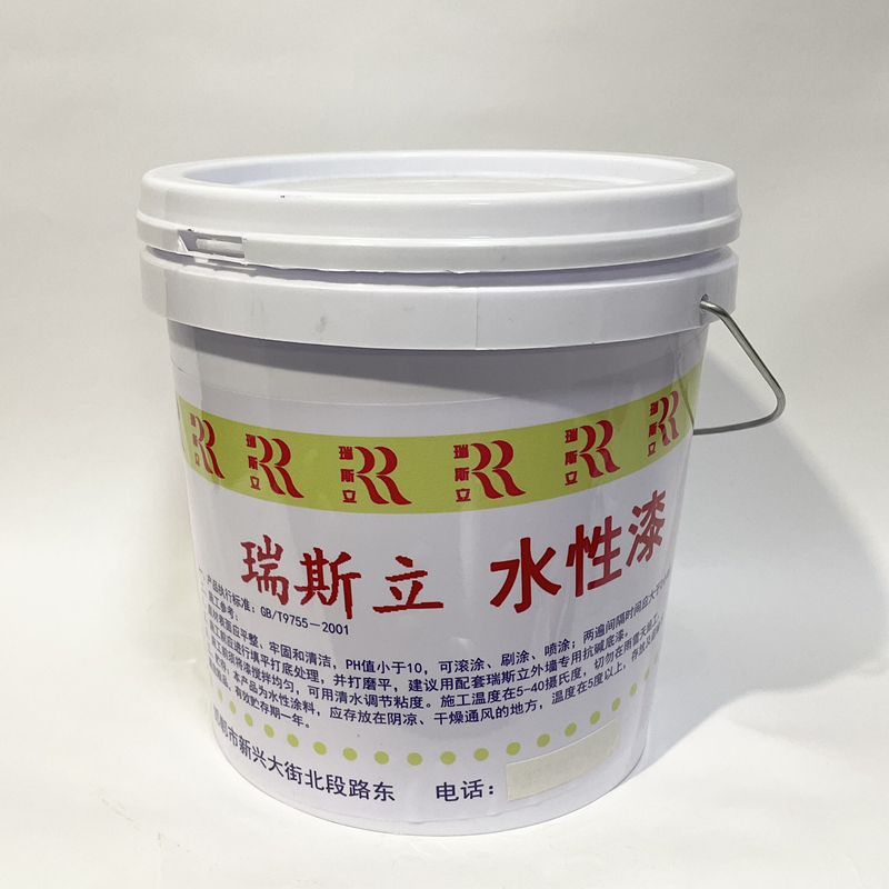 瑞斯立 绿水性漆 (规格:3公斤)高清大图