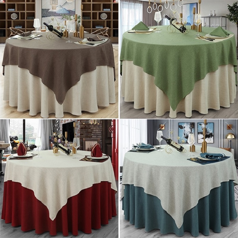 洛菲源 餐厅常用台布桌布规格120*180cm 1条 纯色台布高清大图