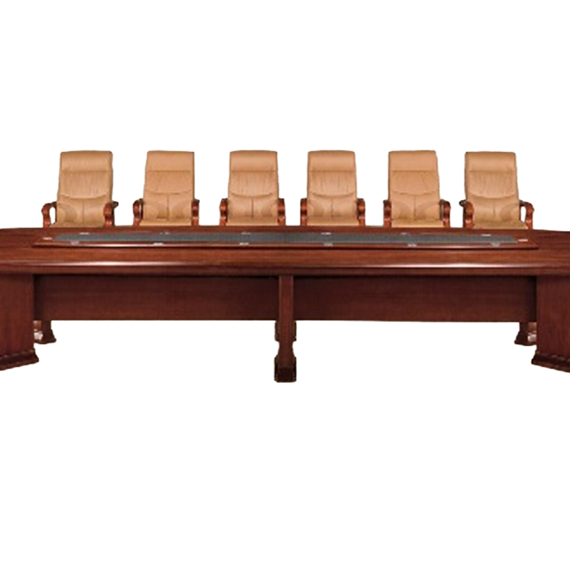 大央会议桌H-5648 4800W*1800D*760H办公家具会议桌长方形大型长桌简约现代会议室洽谈桌高清大图