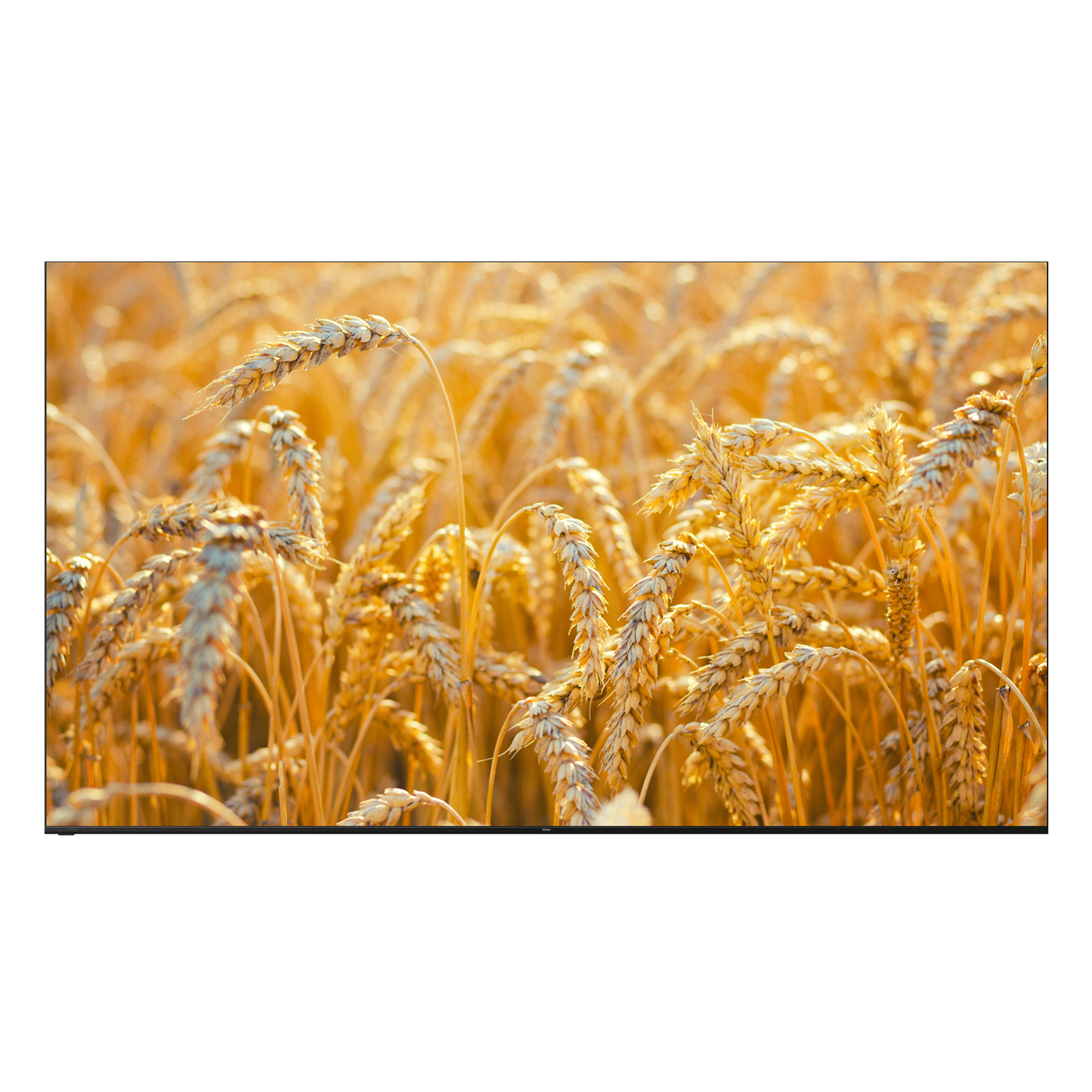 海尔75英寸超高清智能液晶电视一级能效铝合金边框支持HDR和语音控制博卡灰高清大图