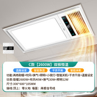 雷士照明多功能浴霸 300*600 C款/双核/八合一丨智能轻触/温度设定