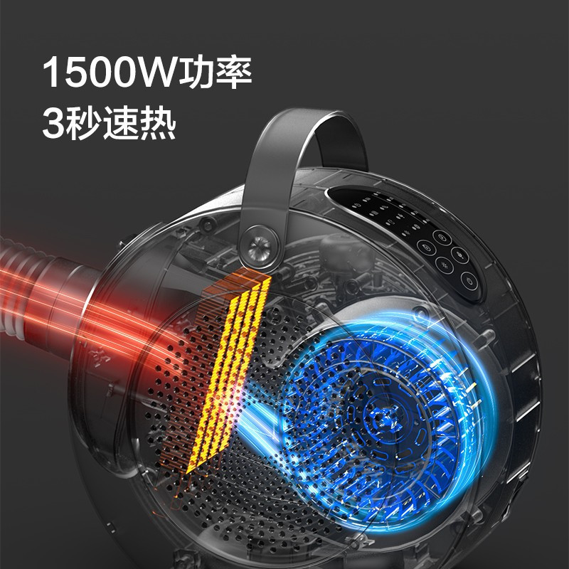 飞利浦(PHILIPS)暖被机取暖器家用 暖脚烘鞋器电暖气干衣机烘衣机速热电暖器热风机 多功能暖风机 AHR3124FM