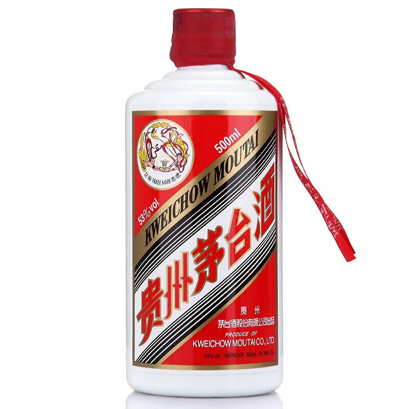茅台(moutai)贵州茅台酒 53度500ml*6 配箱子 飞天茅台 酱香型白酒
