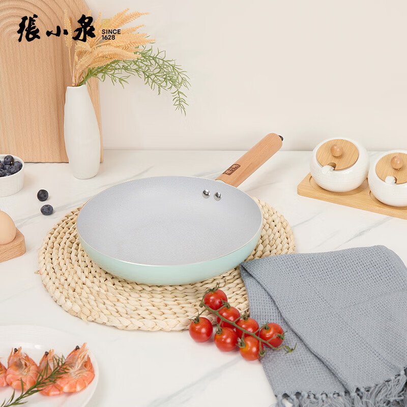 张小泉青岚不粘煎锅C32900100 24cm高清大图