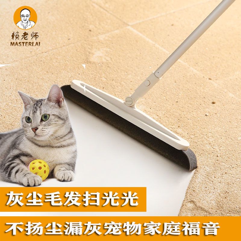 台湾赖老师除尘扫家用儿童扫地笤帚静电毛发灰尘单个魔法海绵扫把 台湾赖老师除尘扫家用儿童扫地笤帚静电毛发灰尘单个魔法海绵扫