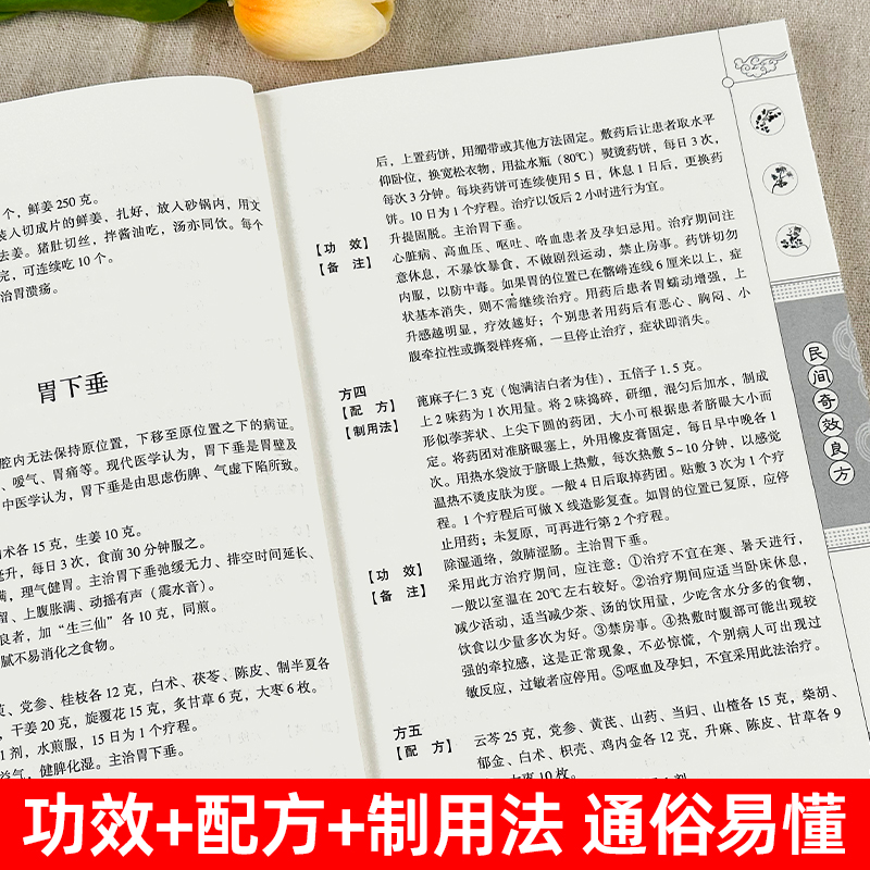 [醉染正版]民间奇效良方 中医基础理论家庭健康保健中药书籍大全 传统医药典籍民间偏方 千金方药方良方配方功效验方法 正版高清大图