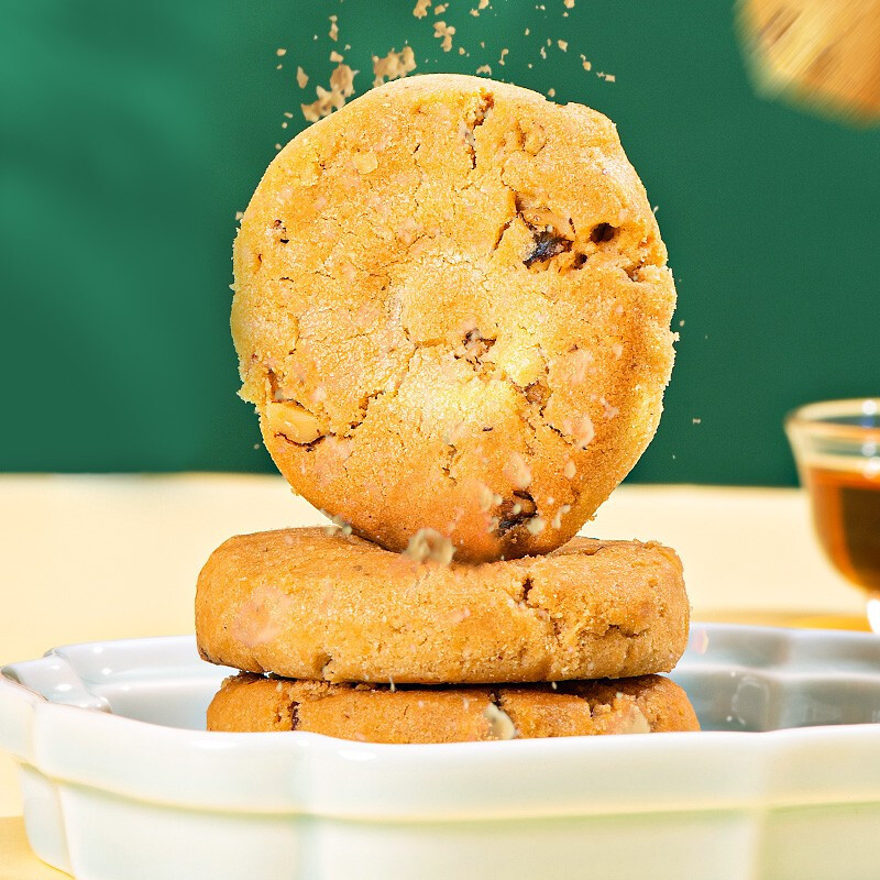 泸溪河功夫桃酥礼盒240g12盒箱办公室代餐零食单独包装网红饼干核桃味