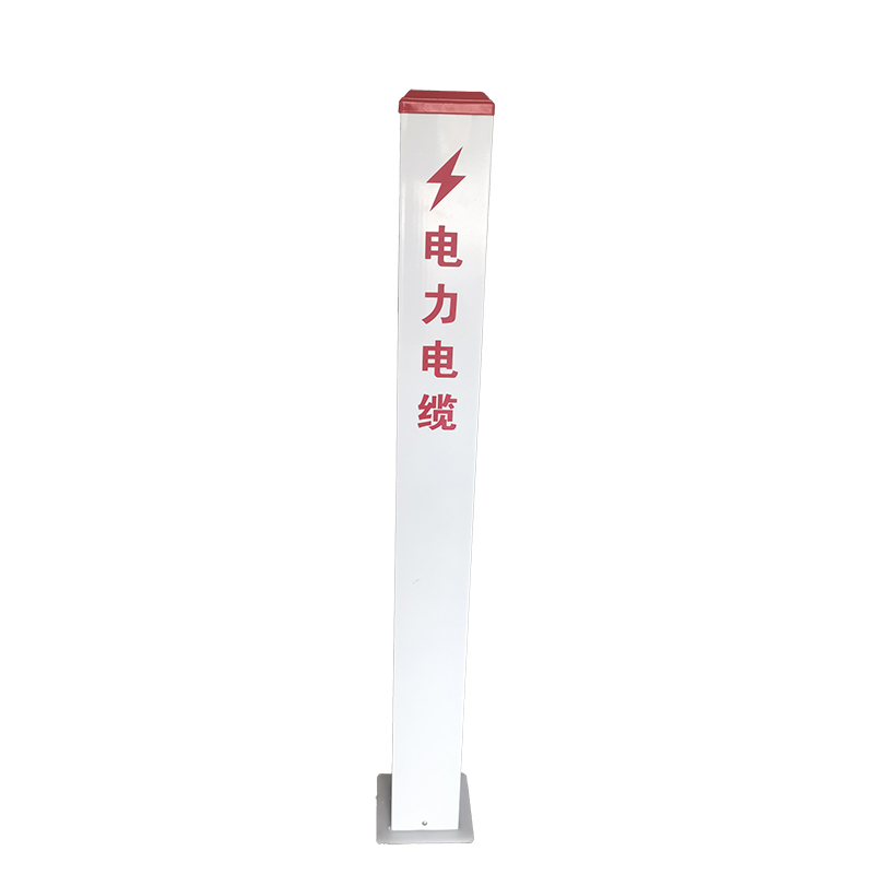 锲衡 加强型标志桩、警示桩(红白) 120mm*120mm*1200mm 根高清大图
