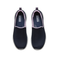 Skechers斯凯奇情侣鞋男女同款一脚蹬懒人鞋透气网布休闲鞋15637