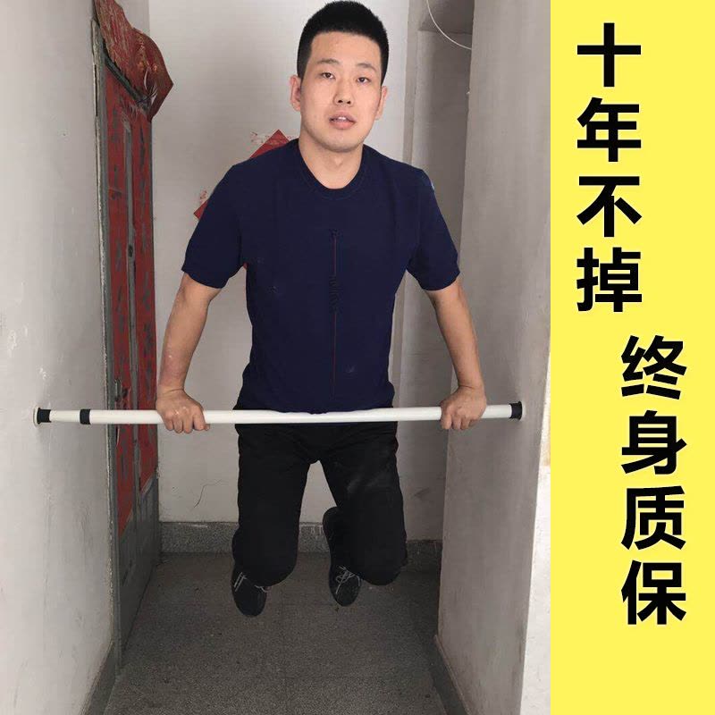 窗帘杆免打孔卧室挂钩式窗帘架单杆罗马杆浴帘杆涨撑帘杆伸缩杆 三维工匠 3.1-3.6(32管径大脚板)送20环浴杆图片