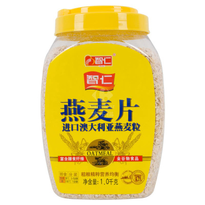 智仁 燕麦片(桶装)1000g