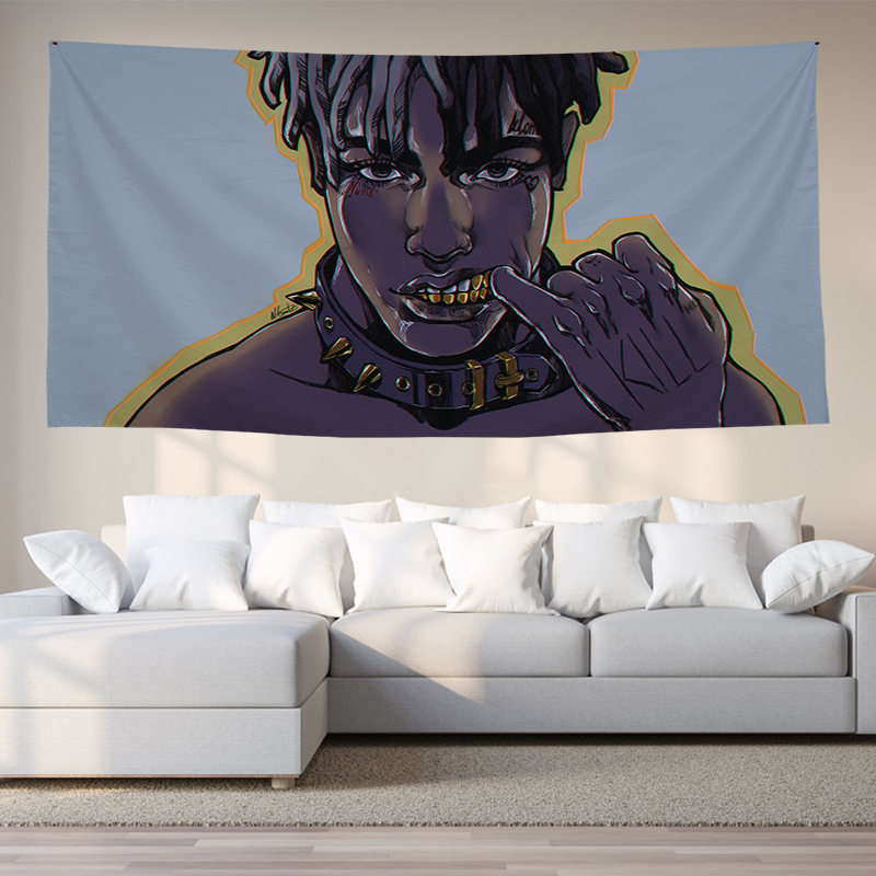 汐岩hip说唱歌手tentaction潮流背景布rap房间酒吧夜店