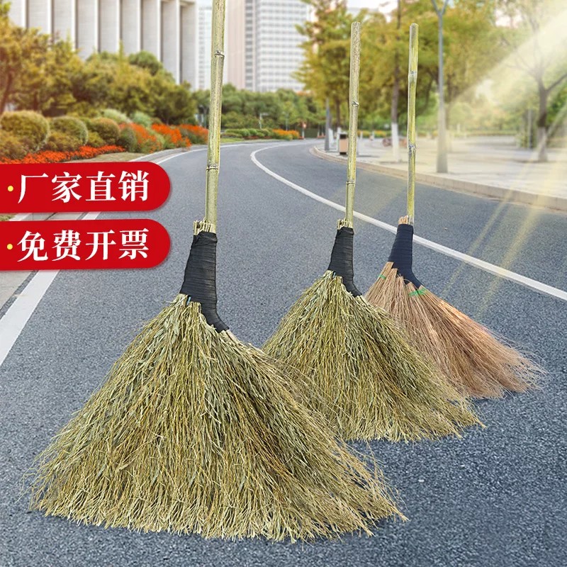利临 150cm*75cm 金支竹编织竹环卫大笤帚扫把高清大图