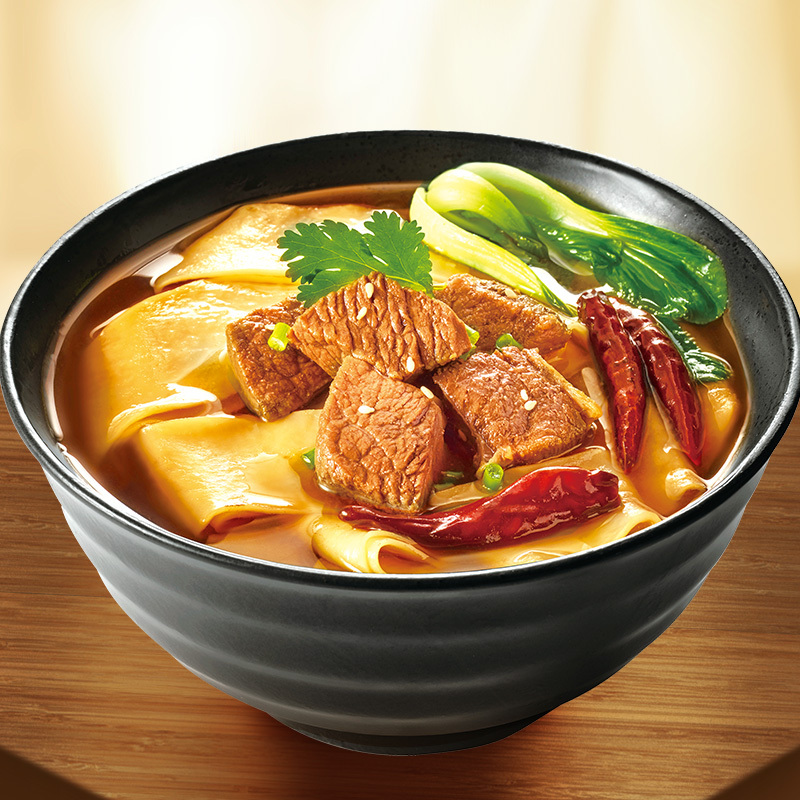 今麦郎板面卤香牛肉味143g*6